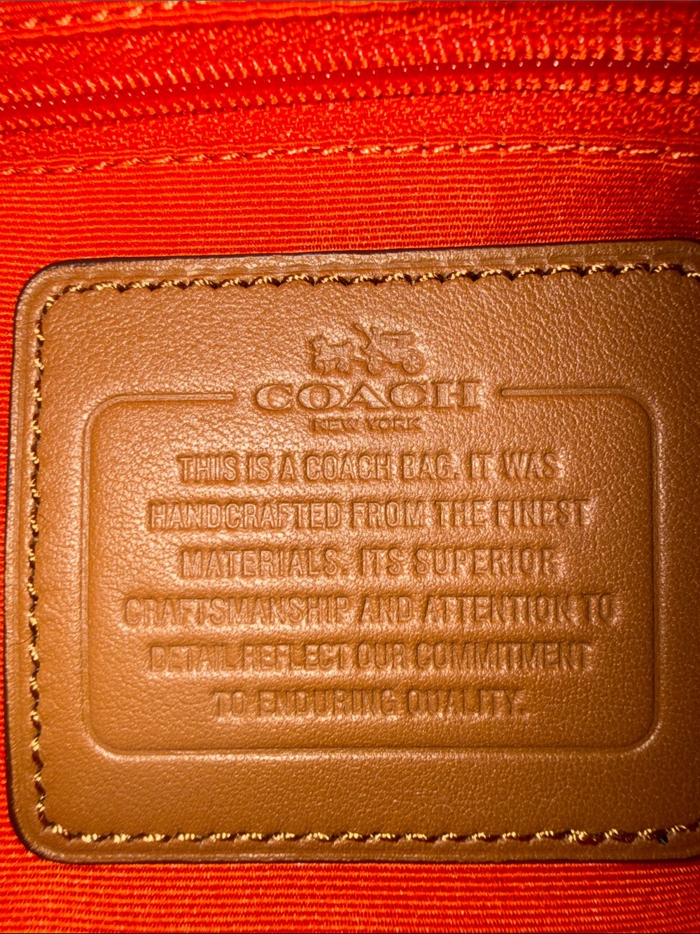 COACH F38405 Varsity Stripe City Zip Tote Bag Red Purple Signature Canvas - Picture 2 of 8